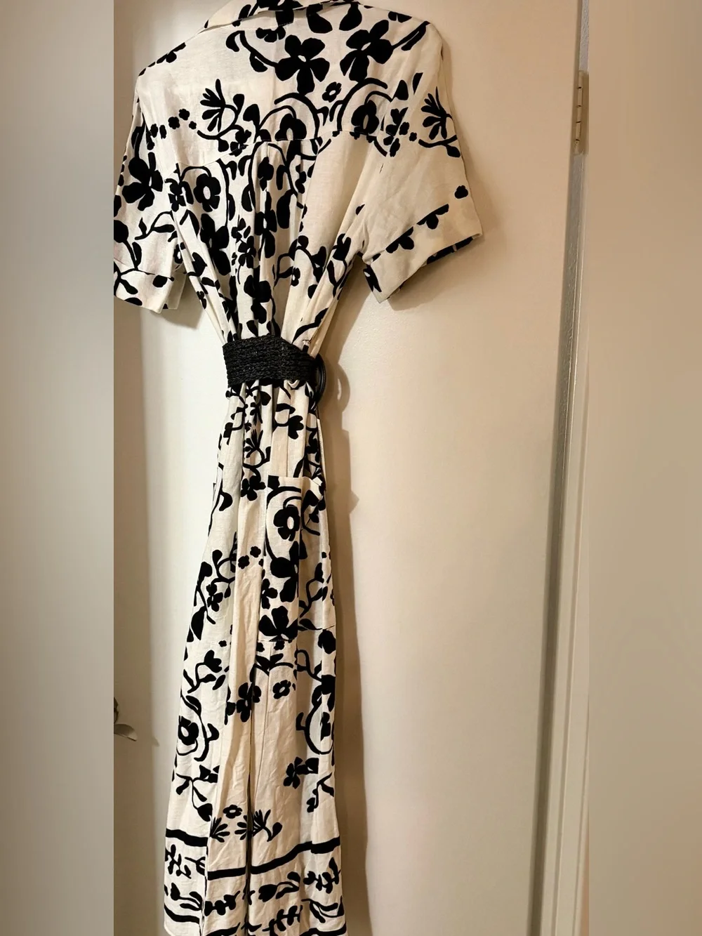 Zara Linen Blend Shirtdress (Large)
